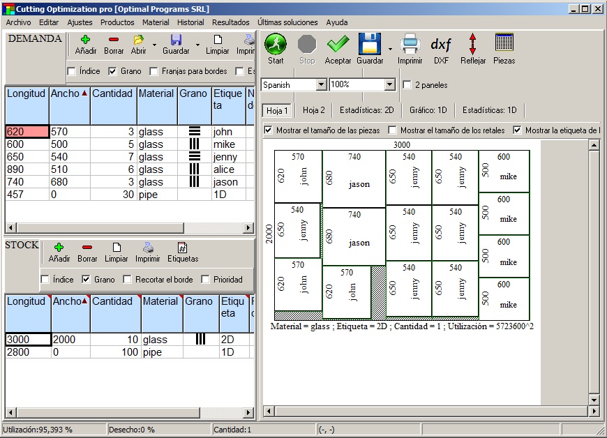 Cutting Optimization pro